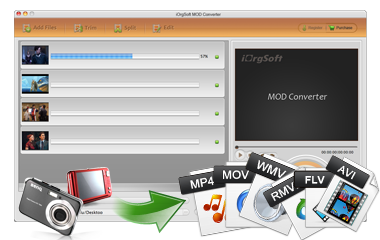 mod converter mac, managen video und audio